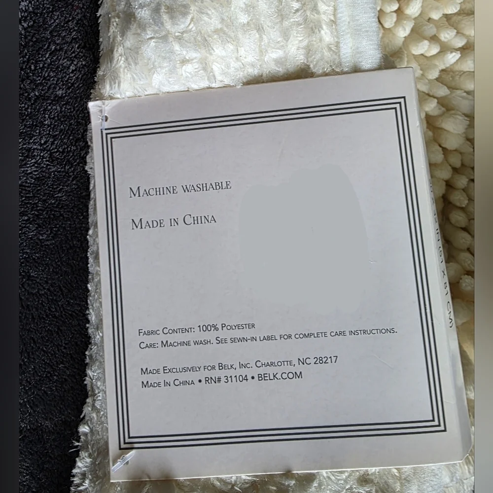 New Plush Chenille Bath Mat: Luxuriously Soft Highly Absorbent Non-Slip 20 × 32